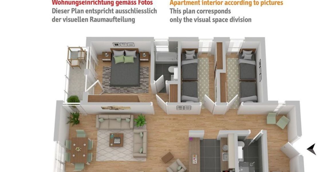 High quality apartment in st moritz