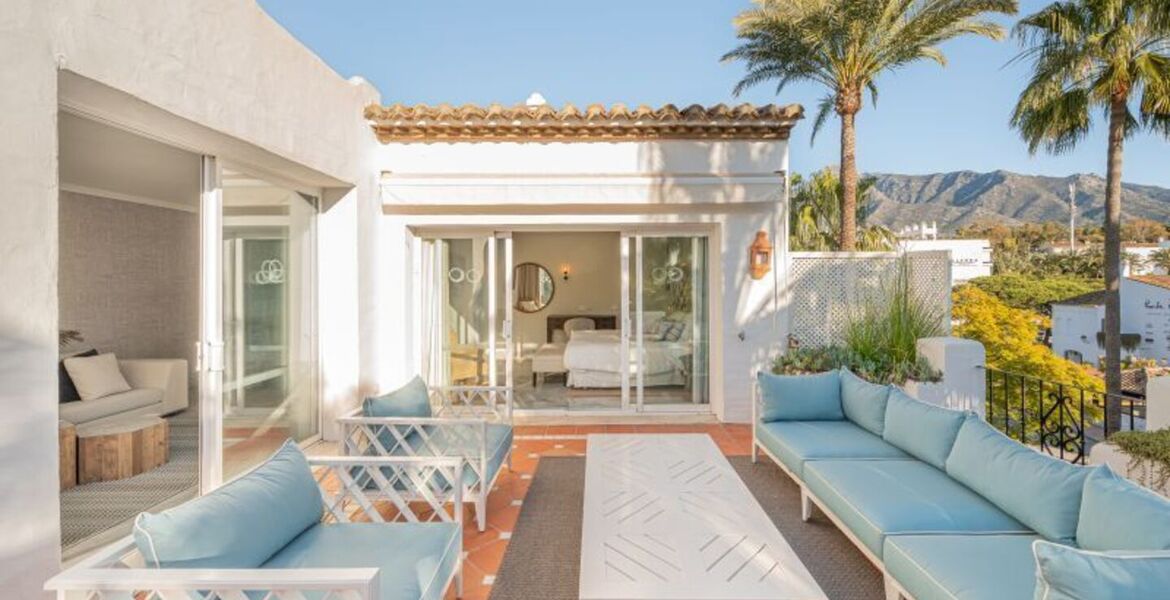 Penthouse duplex for rental in Marina Puente Romano Hotel