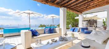This Modern-style villa in Ibiza