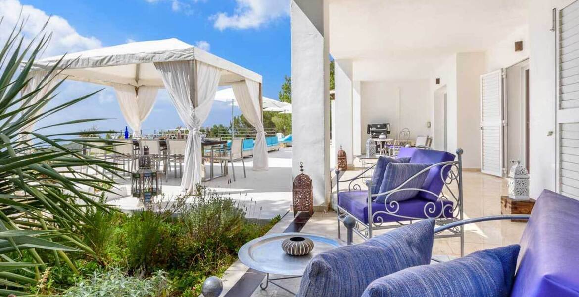 This Modern-style villa in Ibiza