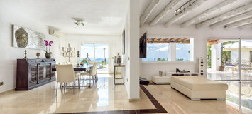 This Modern-style villa in Ibiza