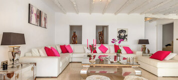 This Modern-style villa in Ibiza