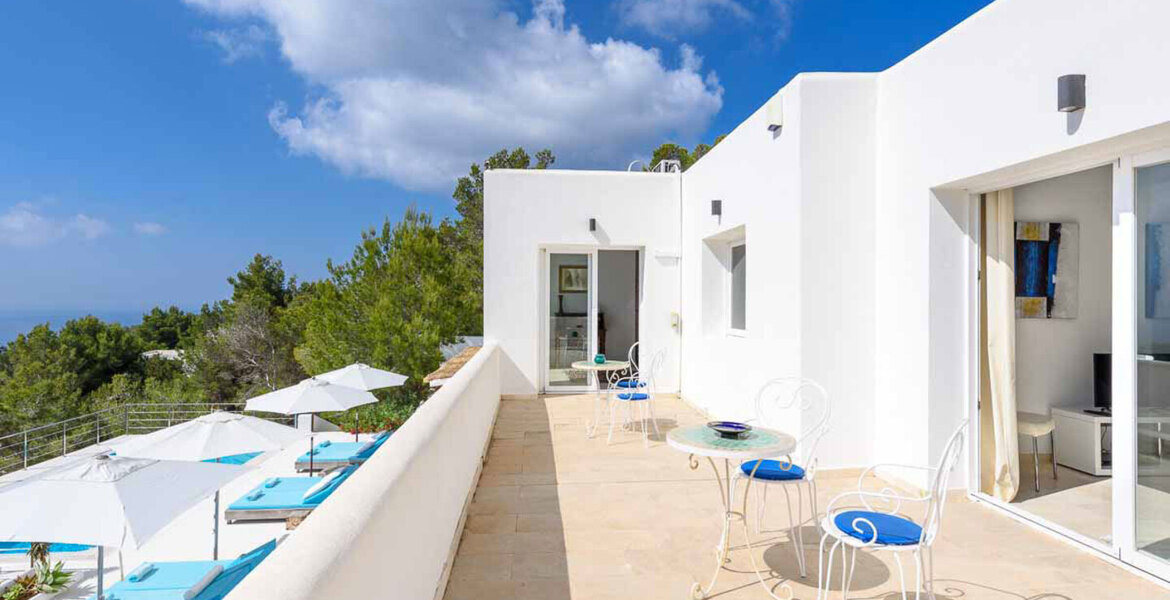 This Modern-style villa in Ibiza