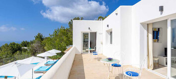 This Modern-style villa in Ibiza