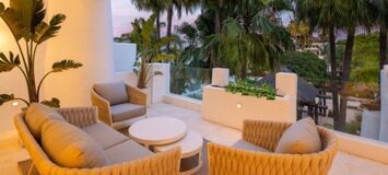 Penthouse duplex for rental in Marina Puente Romano Hotel