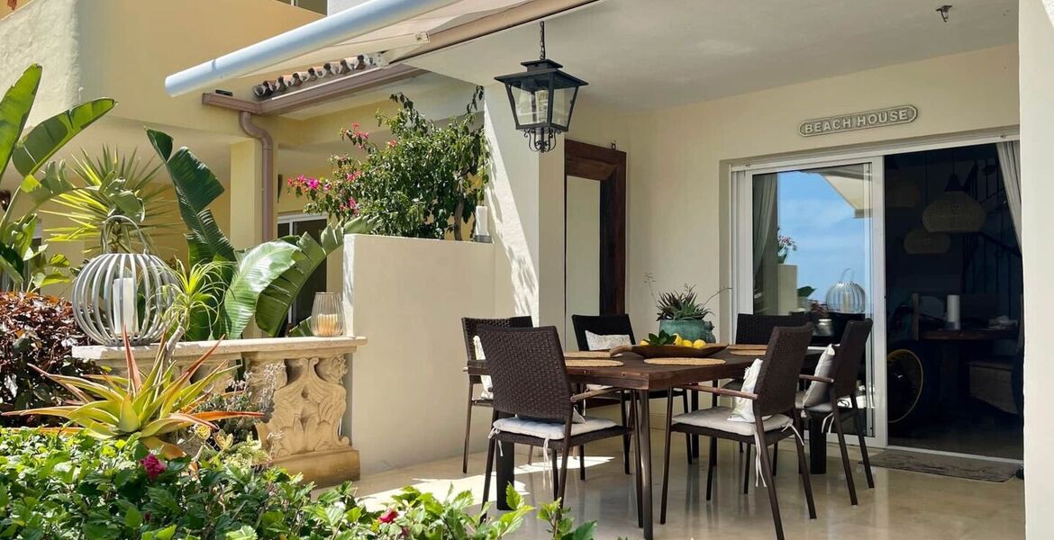 Beachfront townhouse in Estepona