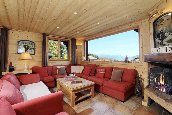 Chalet skis aux pieds à Courchevel La Tania 