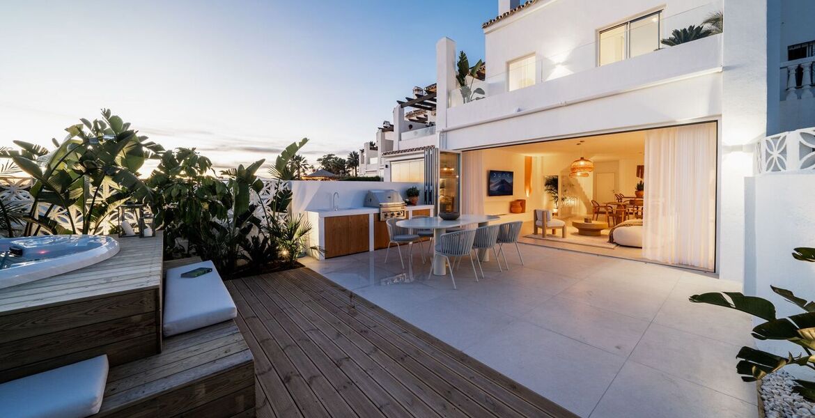 Luxury Beachside Townhouse in Marbella