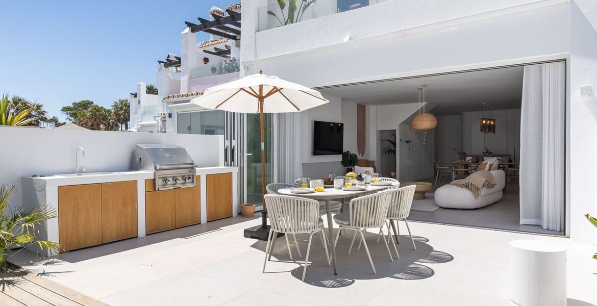 Luxury Beachside Townhouse in Marbella