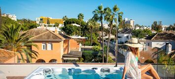 Elegant Villa Steps from the Beach on Marbella's Golden Mile