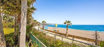 Beachfront Villa for rent in Golden Mile Marbella