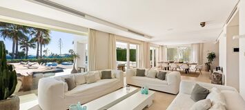 Beachfront Villa for rent in Golden Mile Marbella