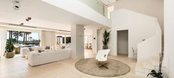 Beachfront Villa for rent in Golden Mile Marbella