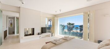 Beachfront Villa for rent in Golden Mile Marbella