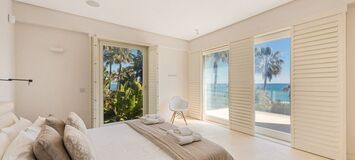 Beachfront Villa for rent in Golden Mile Marbella