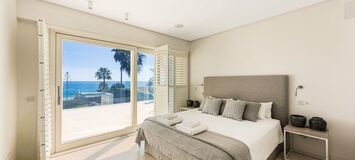 Beachfront Villa for rent in Golden Mile Marbella