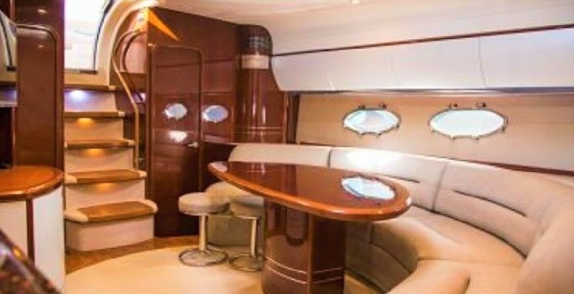 Yacht Princess V58 for rental in Puerto Banús, Marbella 