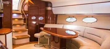 Yacht Princess V58 for rental in Puerto Banús, Marbella 